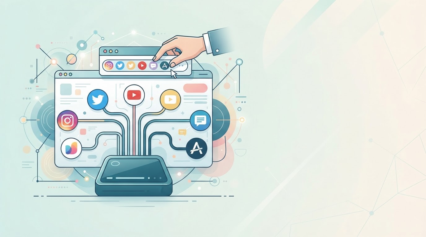 Plataforma para Centralizar Marcas de Múltiplos Clientes Social Media
