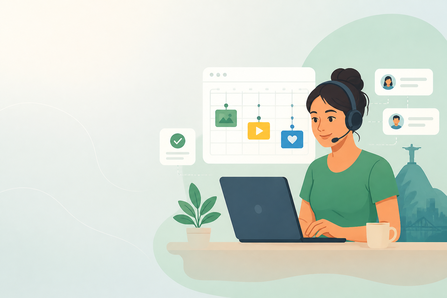 Plataforma Brasileira de Agendamento de Posts com Suporte Humanizado: Elimine o Caos
