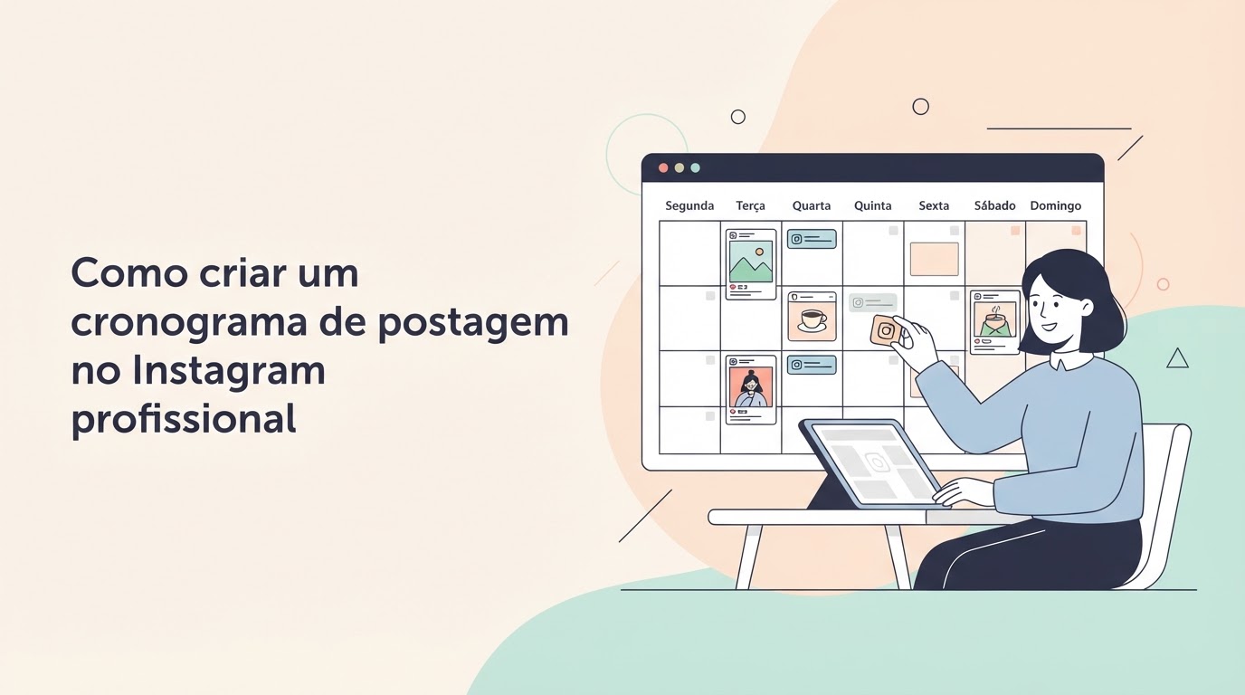 Como criar um cronograma de postagem no Instagram profissional