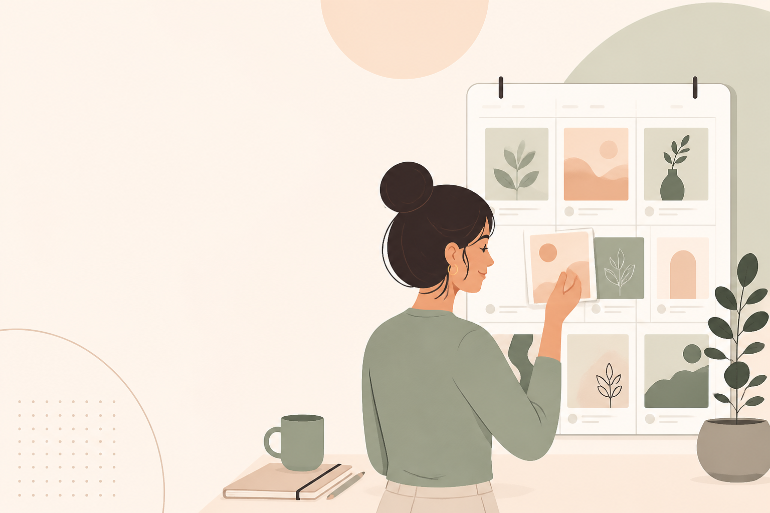 Planejador de Postagem Instagram: Como criar um fluxo visual que o cliente aprova de primeira