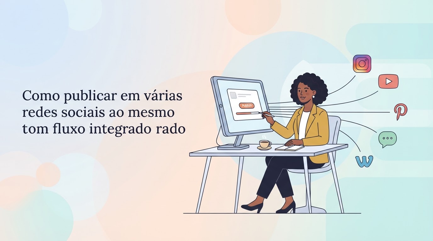 Como publicar em várias redes sociais ao mesmo tempo com fluxo integrado