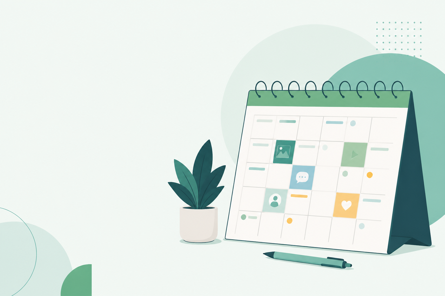 Template de Calendário Editorial para Agências Excel e Sheets