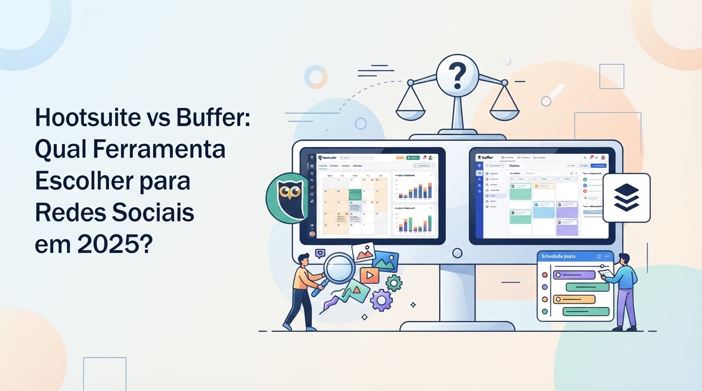 Hootsuite vs Buffer: Qual Ferramenta Escolher para Redes Sociais em 2025?