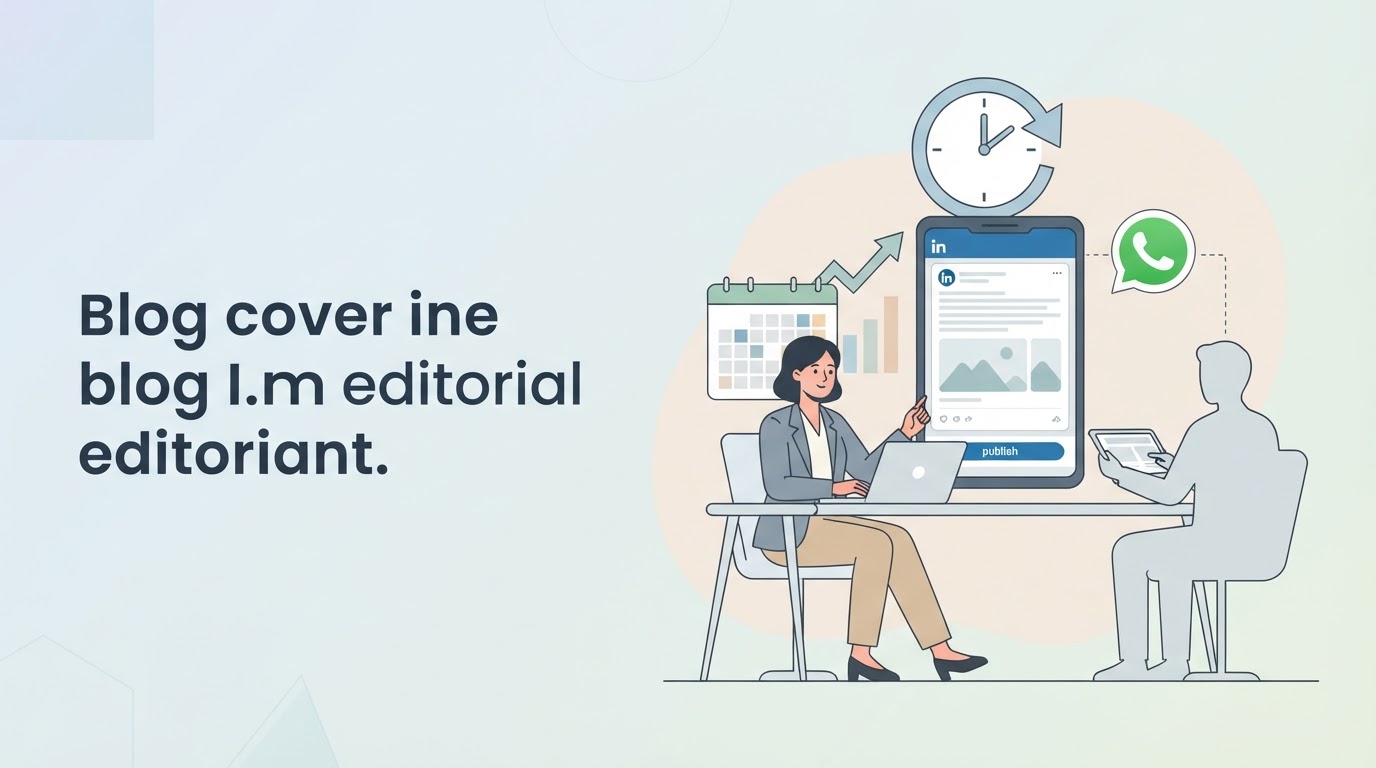 Como agendar post no LinkedIn com aprovação externa via WhatsApp (Sem Login)