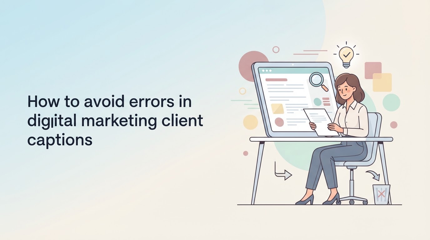 Como Evitar Erros em Legendas de Clientes de Marketing Digital: Guia Prático