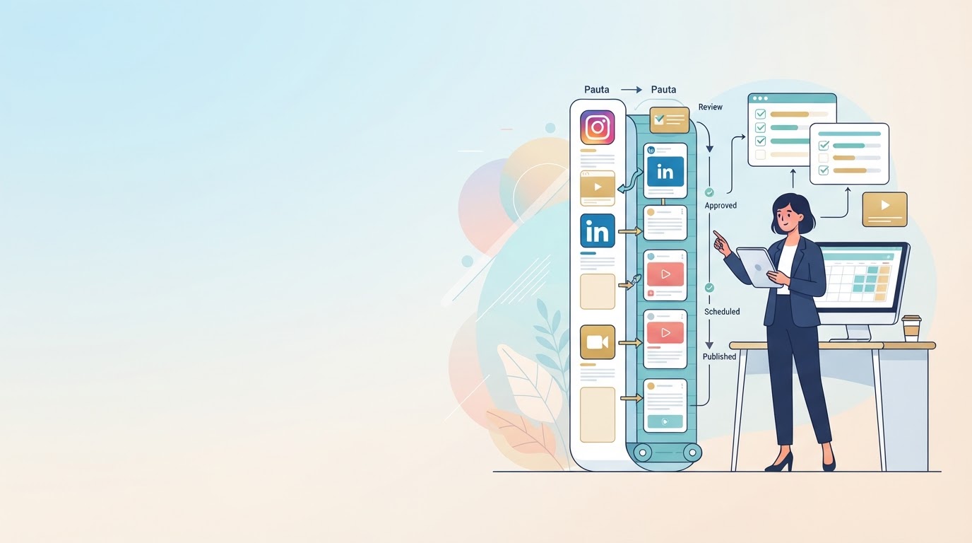 Fluxo de Aprovação para Lançamentos: Como Gerenciar o Alto Volume de Posts Sem Travar a Pauta