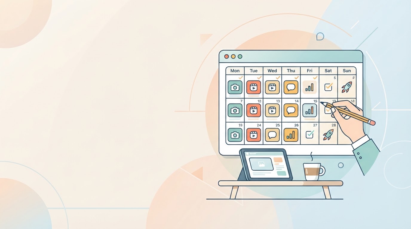 Calendário Editorial Instagram: Como Estruturar, Aprovar e Postar Sem Caos