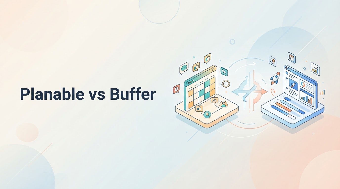 Planable vs Buffer: Comparativo Completo para Agências e Social Medias