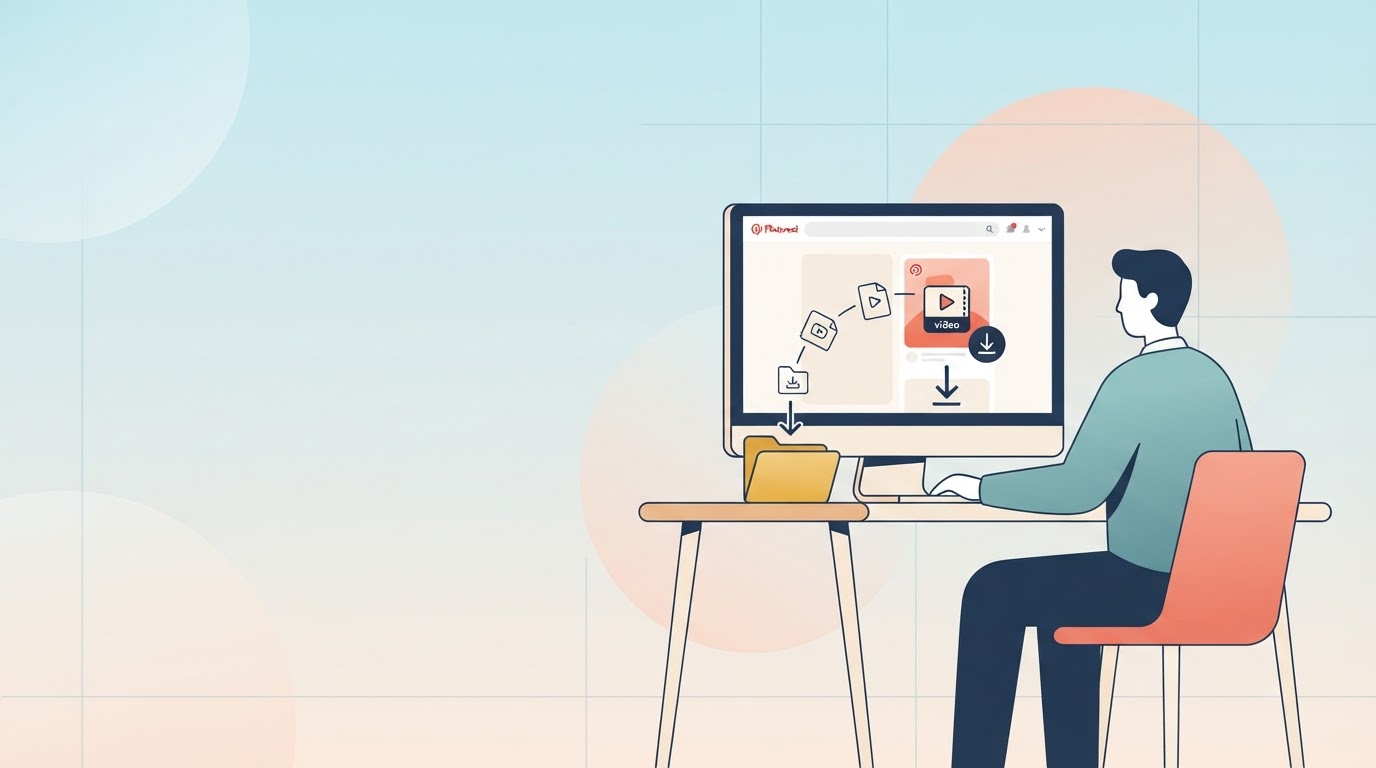 Como baixar vídeo do Pinterest no PC para moodboards e referências de clientes