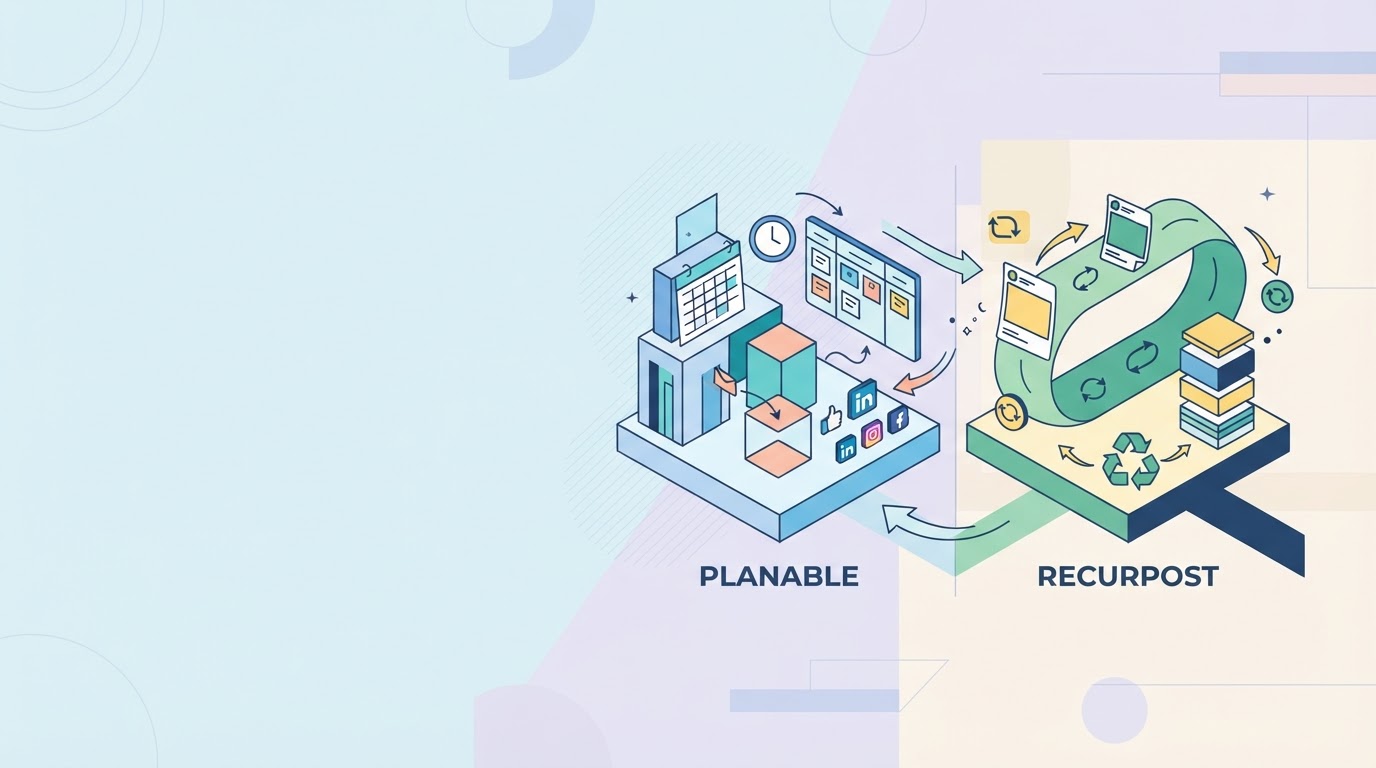 Planable vs RecurPost: Qual a Melhor Ferramenta de Agendamento?